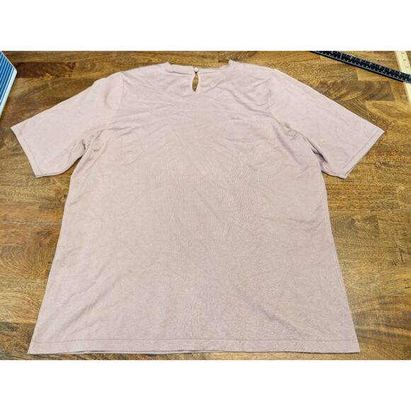 Torrid Size 3x Women's Shirt Top ss Sweater Mauve Pink EUC - Picture 9 of 11